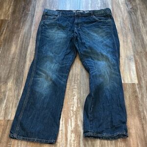 Wrangler Men's Relaxed Jeans - Dark Blue